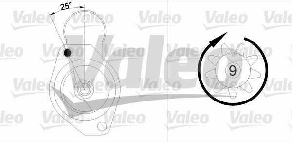 starter 436023 VALEO