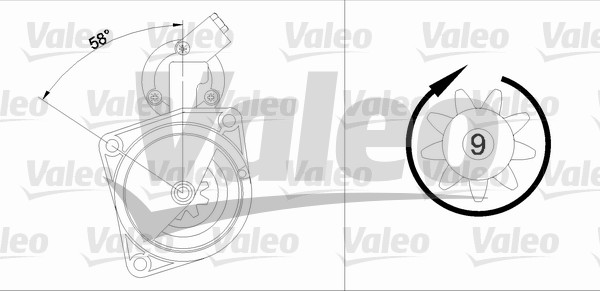 starter 436028 VALEO