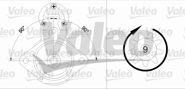 starter 436040 VALEO