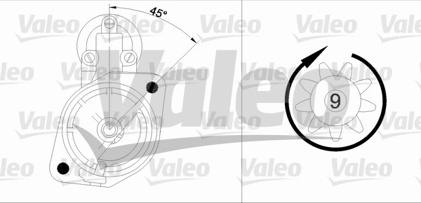 starter 436085 VALEO