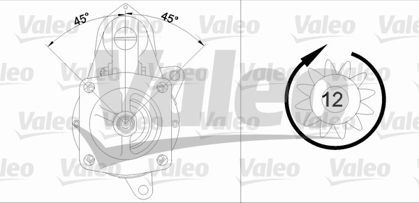 Starter 436095 VALEO