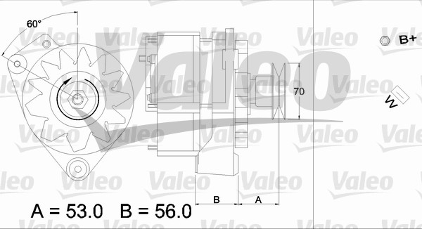 Generator / Alternator 436191 VALEO