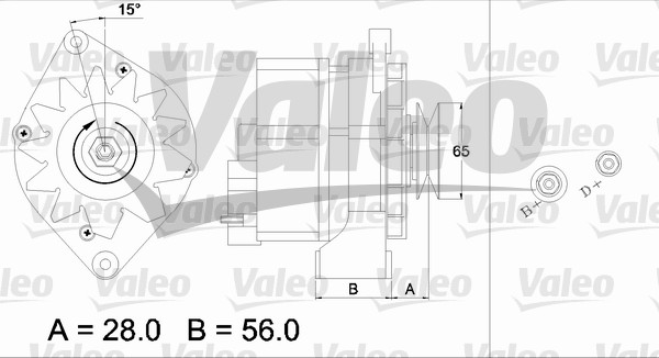 Generator / Alternator 436295 VALEO