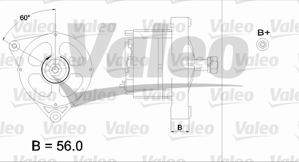 Generator / Alternator 436418 VALEO
