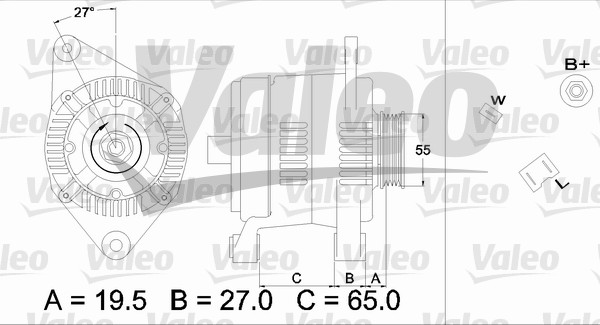 Generator / Alternator 436447 VALEO