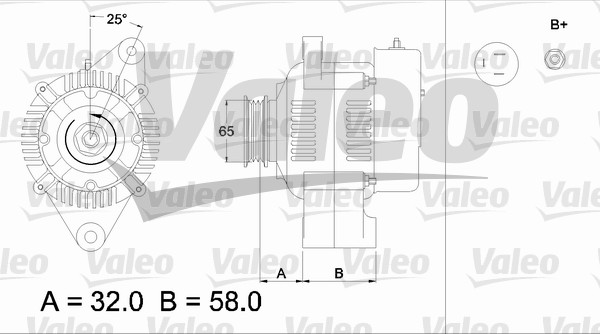 Generator / Alternator 436516 VALEO