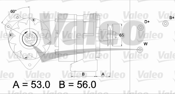 Generator / Alternator 436581 VALEO