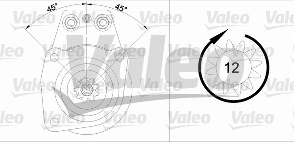 Starter 455502 VALEO