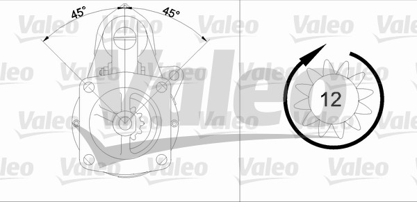 Starter 455509 VALEO