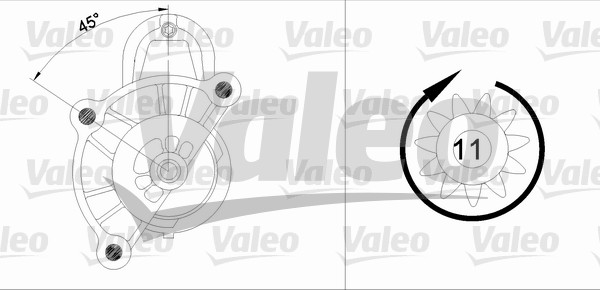 starter 455513 VALEO