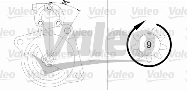 starter 455518 VALEO