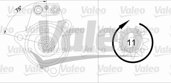 Starter 455523 VALEO