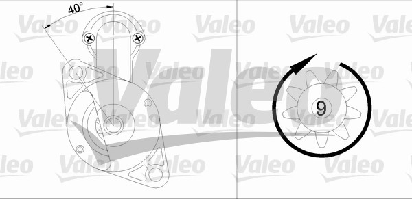 starter 455585 VALEO