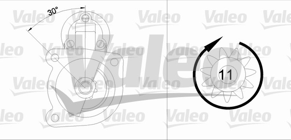 Starter 455622 VALEO