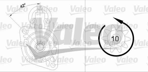 starter 455675 VALEO