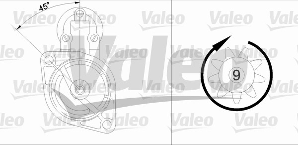 starter 455677 VALEO