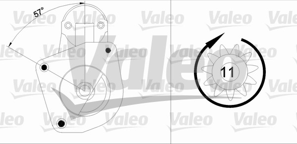 starter 455872 VALEO