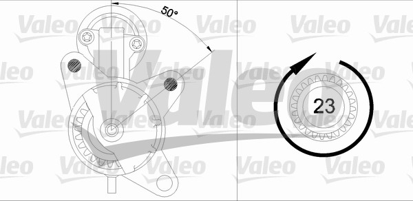 starter 455894 VALEO