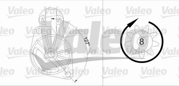starter 455907 VALEO