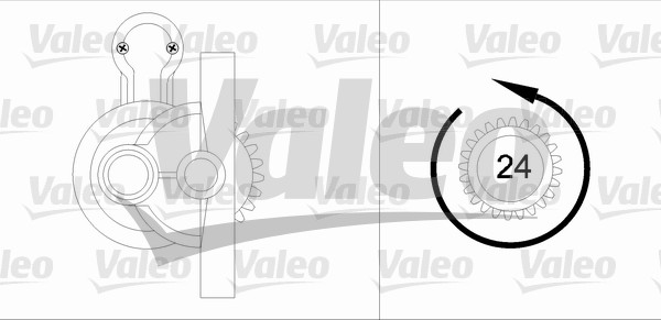 starter 455909 VALEO