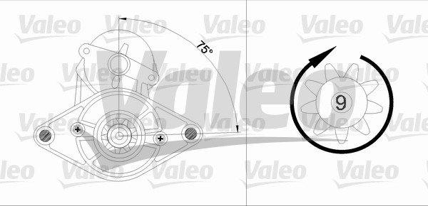 starter 455923 VALEO