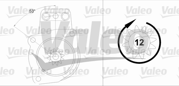 Starter 458201 VALEO