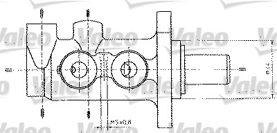 Pompa centrala, frana 402321 VALEO