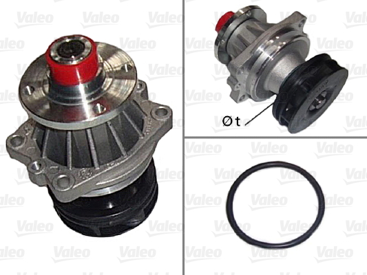 Pompă de apă, răcire motor 506107 VALEO