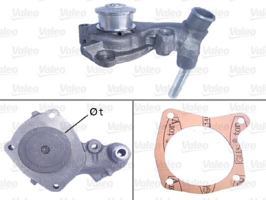 Pompă de apă, răcire motor 506287 VALEO