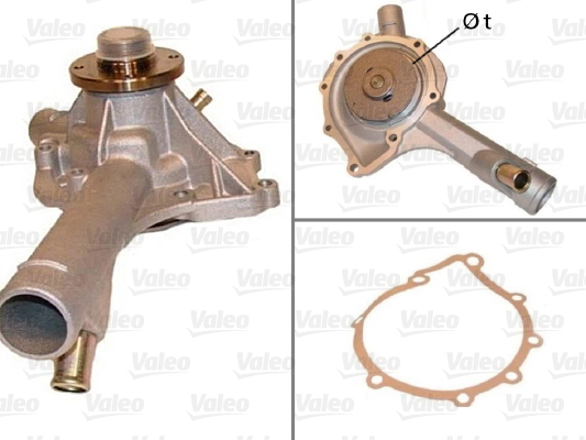 Pompă de apă, răcire motor 506306 VALEO