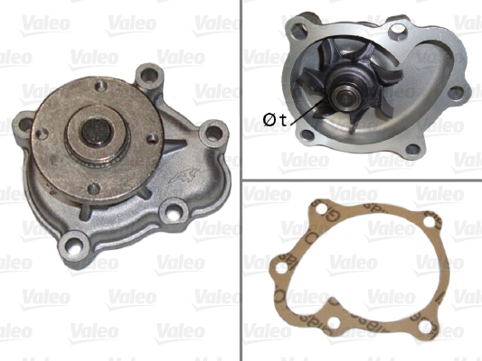 Pompă de apă, răcire motor 506481 VALEO