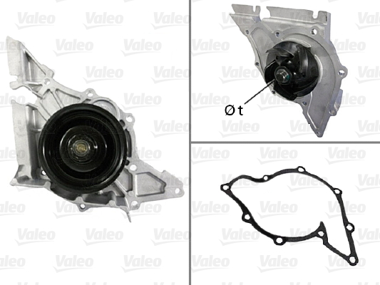 Pompă de apă, răcire motor 506517 VALEO