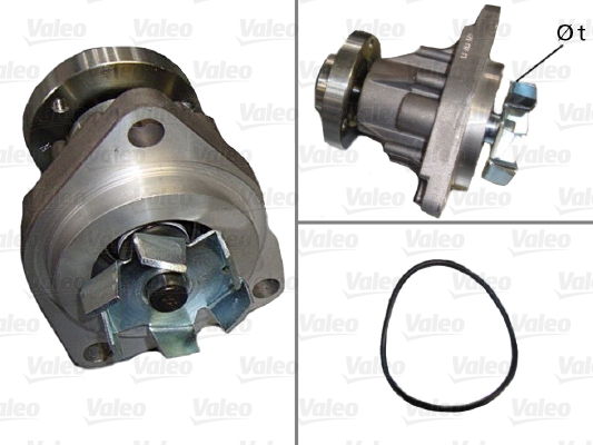 Pompă de apă, răcire motor 506527 VALEO