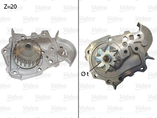 Pompă de apă, răcire motor 506573 VALEO