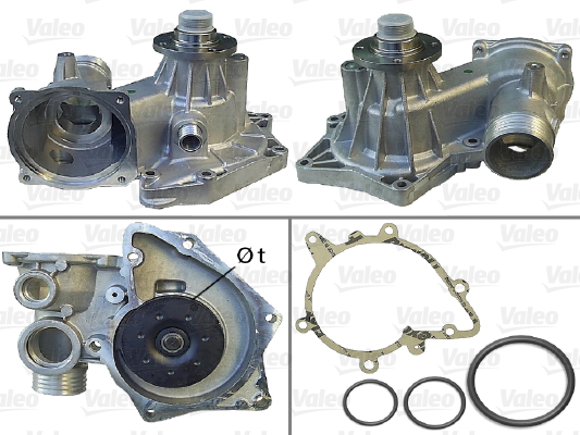 Pompă de apă, răcire motor 506631 VALEO