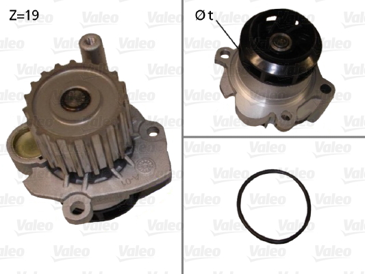 Pompă de apă, răcire motor 506701 VALEO