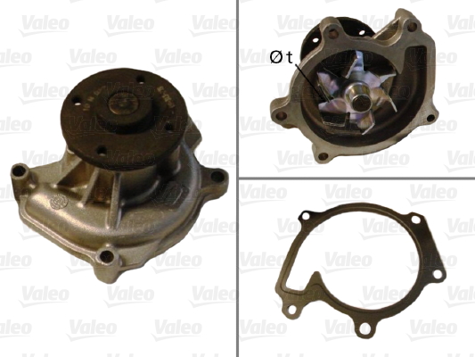 Pompă de apă, răcire motor 506708 VALEO