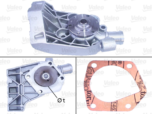 Pompă de apă, răcire motor 506730 VALEO