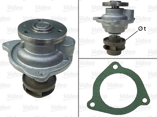 Pompă de apă, răcire motor 506809 VALEO