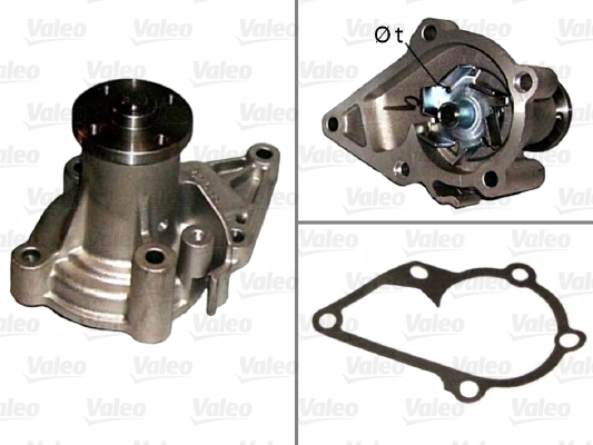 Pompă de apă, răcire motor 506813 VALEO