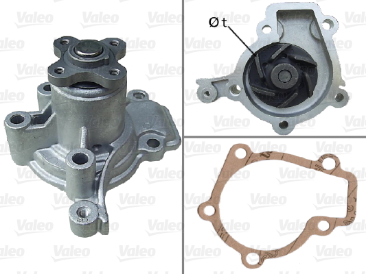 Pompă de apă, răcire motor 506818 VALEO