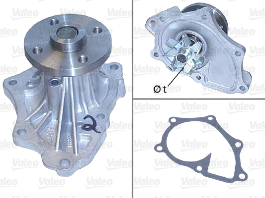 Pompă de apă, răcire motor 506843 VALEO