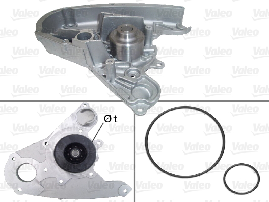 Pompă de apă, răcire motor 506864 VALEO