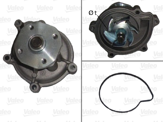 Pompă de apă, răcire motor 506899 VALEO