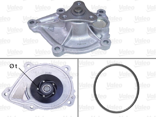 Pompă de apă, răcire motor 506914 VALEO