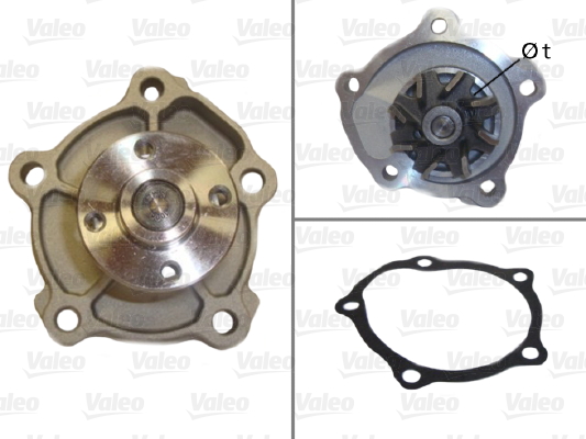 Pompă de apă, răcire motor 506975 VALEO