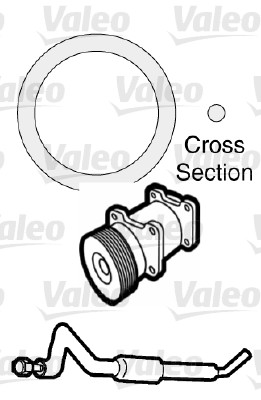 Garnitura,conducta lichid de racire 509740 VALEO