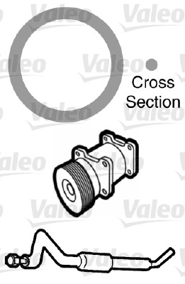 Garnitura,conducta lichid de racire 509743 VALEO