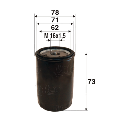 Filtru ulei 586034 VALEO