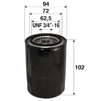 Filtru ulei 586066 VALEO